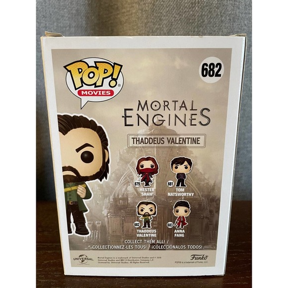 Thaddeus Valentine Mortal Engines 682 Funko Pop - Picture 3 of 6